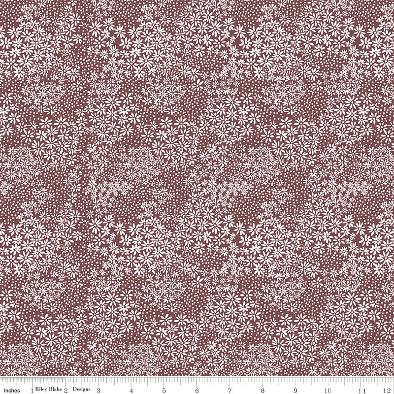 A Walk on the Prairie ~ Silhouette ~ C15235-MARSALA 1/2 Yard