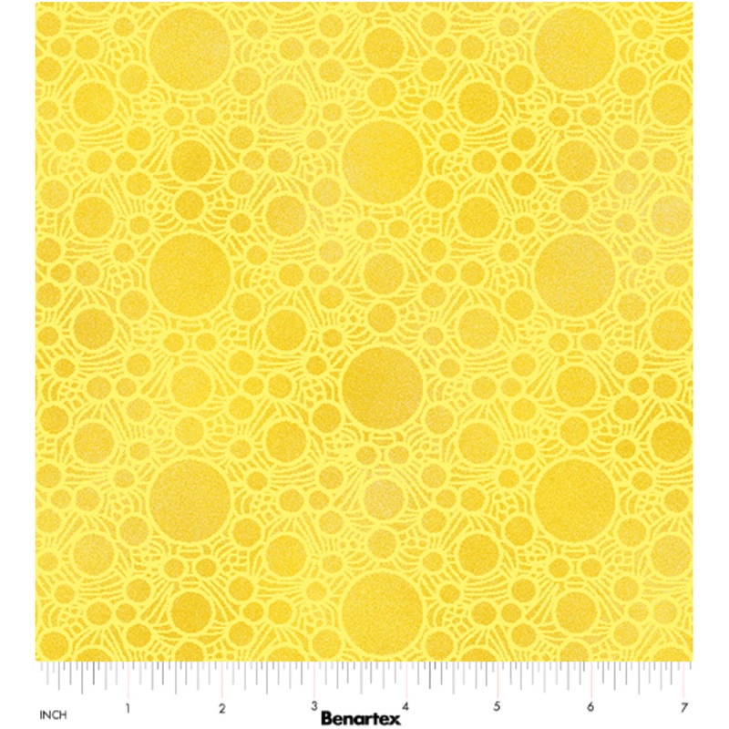 New Worlds ~ 16295-28 Mauritius Lemon 1/2 Yard