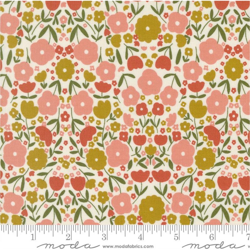 Imaginary Flowers ~ Peppy Petals ~ 48382 11 Cloud 1/2 Yard