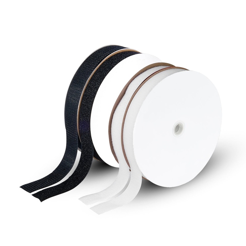 1.5 Inch Sew-On Hook & Loop Fasteners White