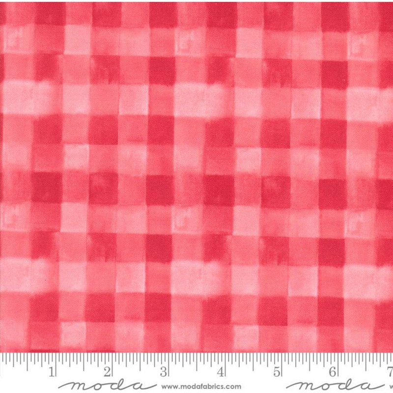 Love and Cheer ~ Watercolor Plaid 21838 11 Candy 1/2 Yard