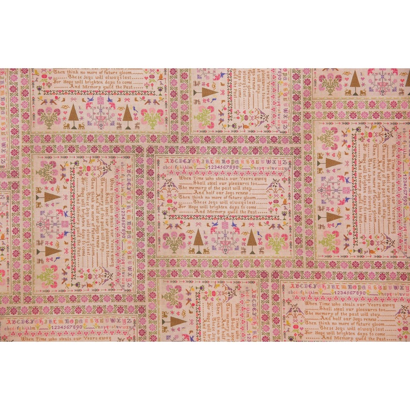Hands Across The Sea Samplers ~ Memories of the Past Sampler Fabric | One Meter