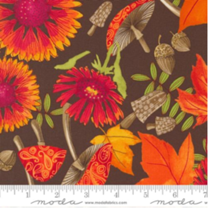 Forest Frolic ~ Chocolate 48740 15 1/2 Yard