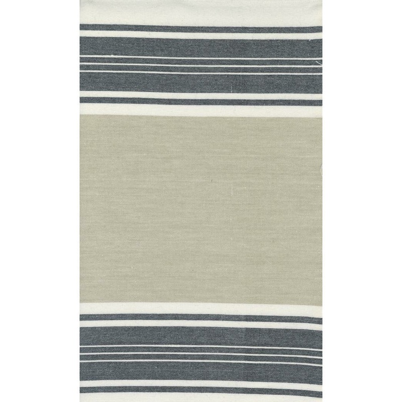 Pieces to Treasure ~ 18″ Easy Living Flax Black Toweling 992 293 1/2 Yard