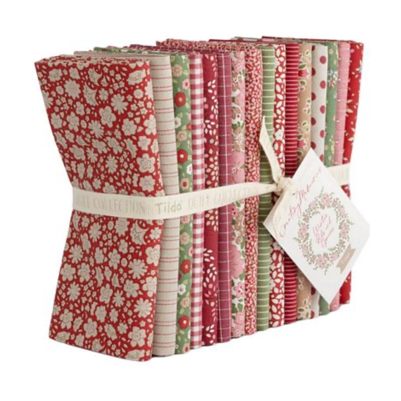 Tilda ~ Creating Memories ~ Fat Quarter Bundle ~ Winter TIL300209 15pcs