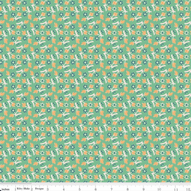 Lori Holt Mercantile ~ Memories Leaf C14390-LEAF 1/2 Yard