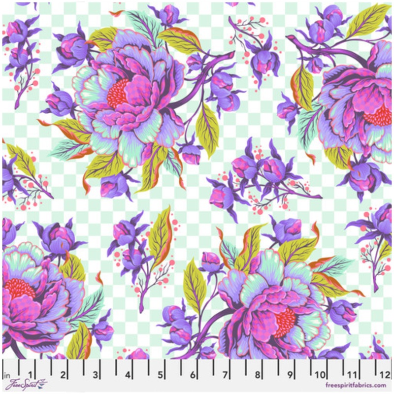 Tula Pink ~ Untamed ~ Peony for Your Thoughts ~ PWTP235.NOVA 1/2 Yard